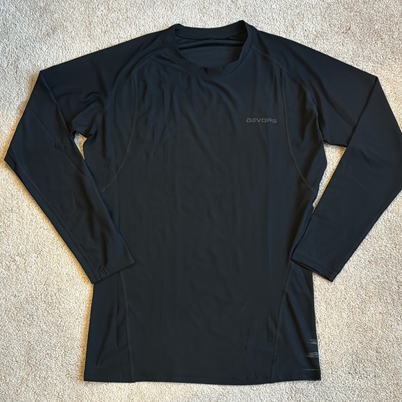 devops Other - Black Long Sleeve Athletic Shirt